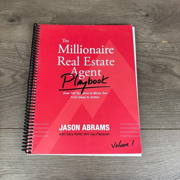 Lot of Two Books - The Millionaire Real Estate Agent - Gary Keller & Playbook - Picture 4 of 5